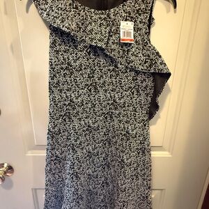 Michael Kors Monochrome Asymmetrical Dress